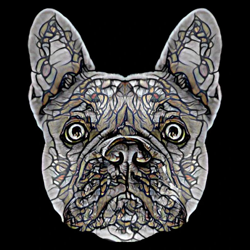 Français Visage de bouledogue