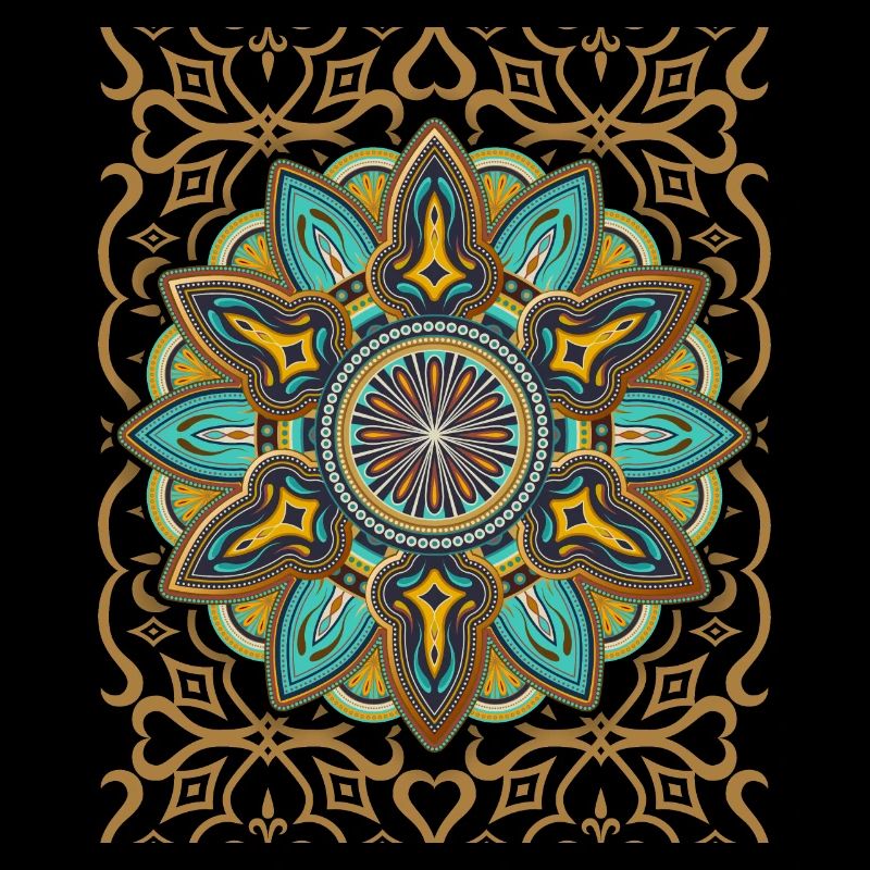 Mandala Design, Mandala 3D, Arabesque Vintage