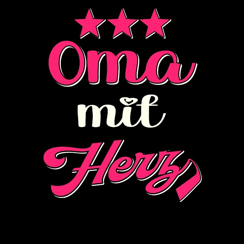 Oma mit Herz Großmutter