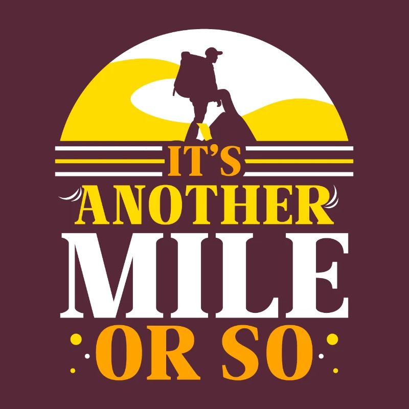 Eine Weitere Meile Oder So Halbe Meile Wanderung