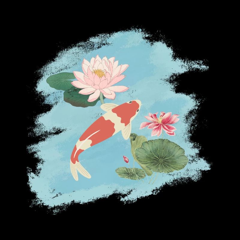Nuphars roses Koi japonais - Koi Lovers Tee