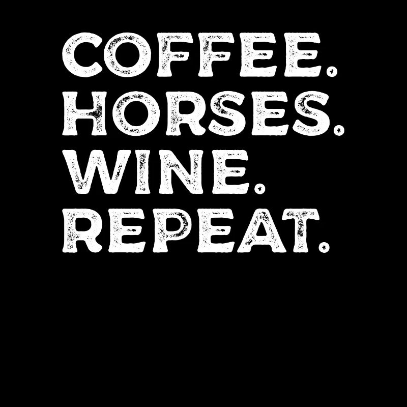 Café Chevaux Vin Répéter Équitation