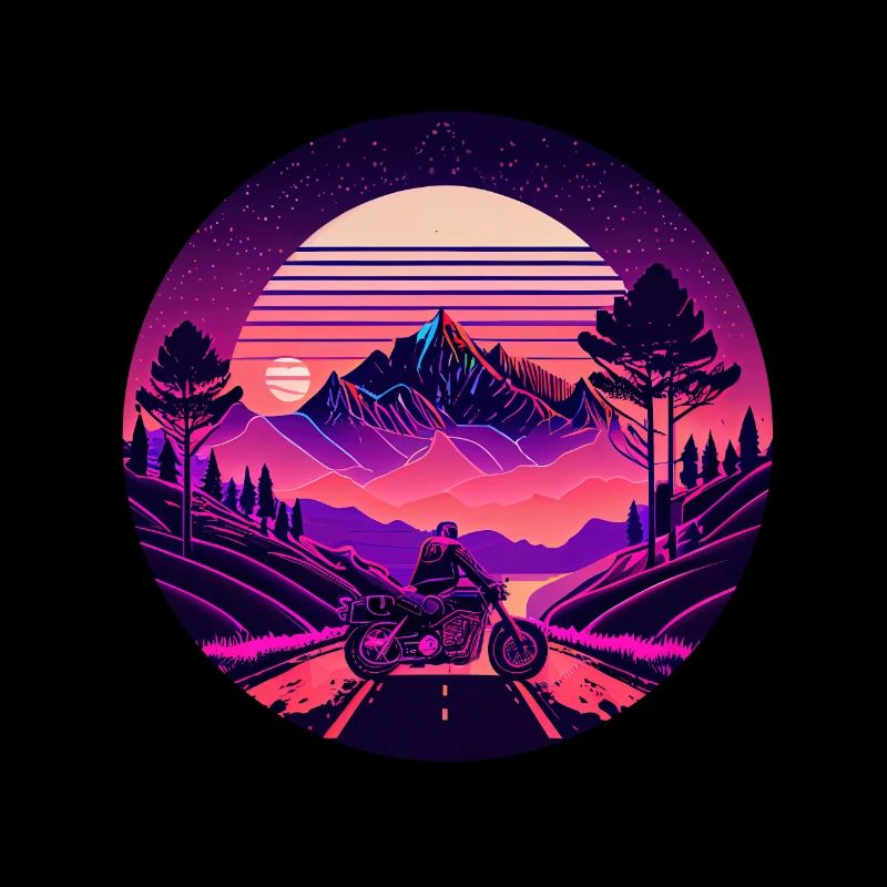 Retrowave Synthwave 80s Design