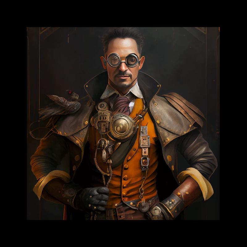 Steampunk Sci-Fi character
