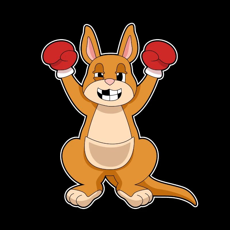 Kangaroo Boxer Boxing Gloves