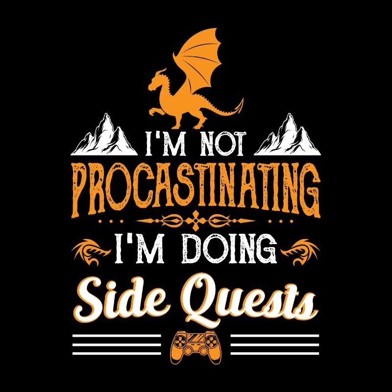Procrastinating Side Quests Gamer Procrastination