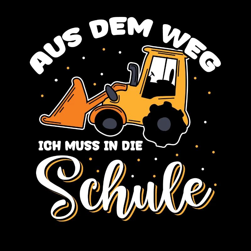 Kinder Einschulung Trecker Jungen Schulkind