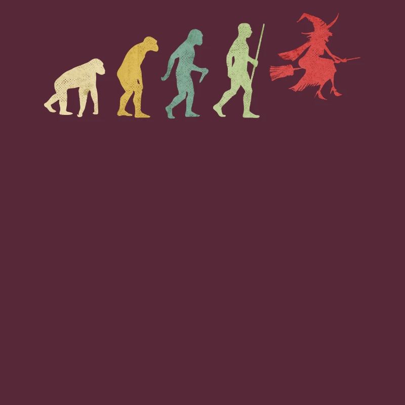 Halloween Witch Flying Broom Evolution