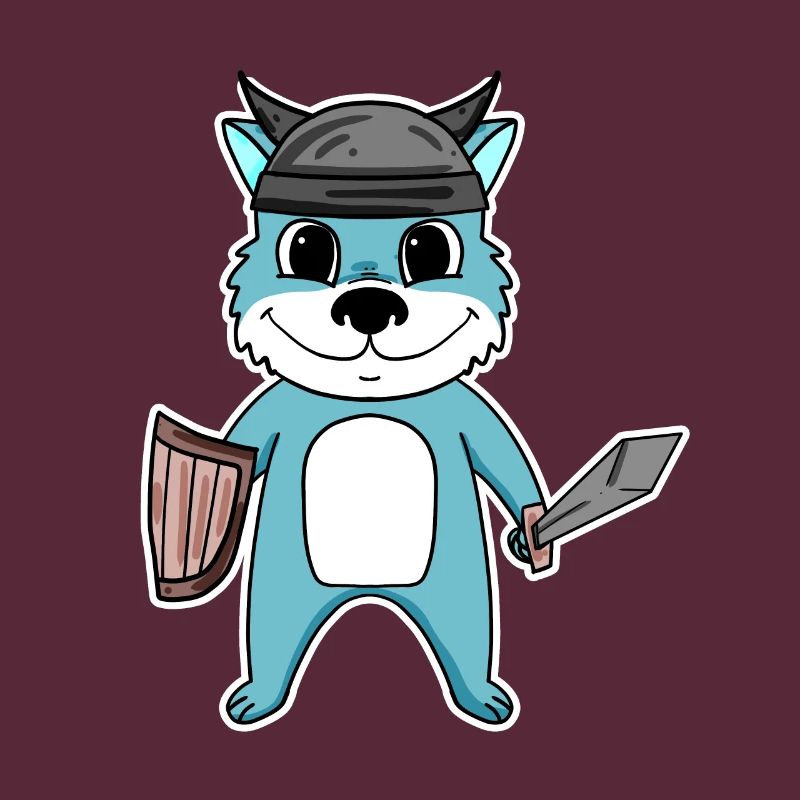 Wikinger Wolf