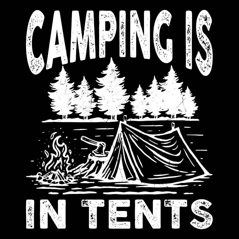 Le camping est dans les tentes