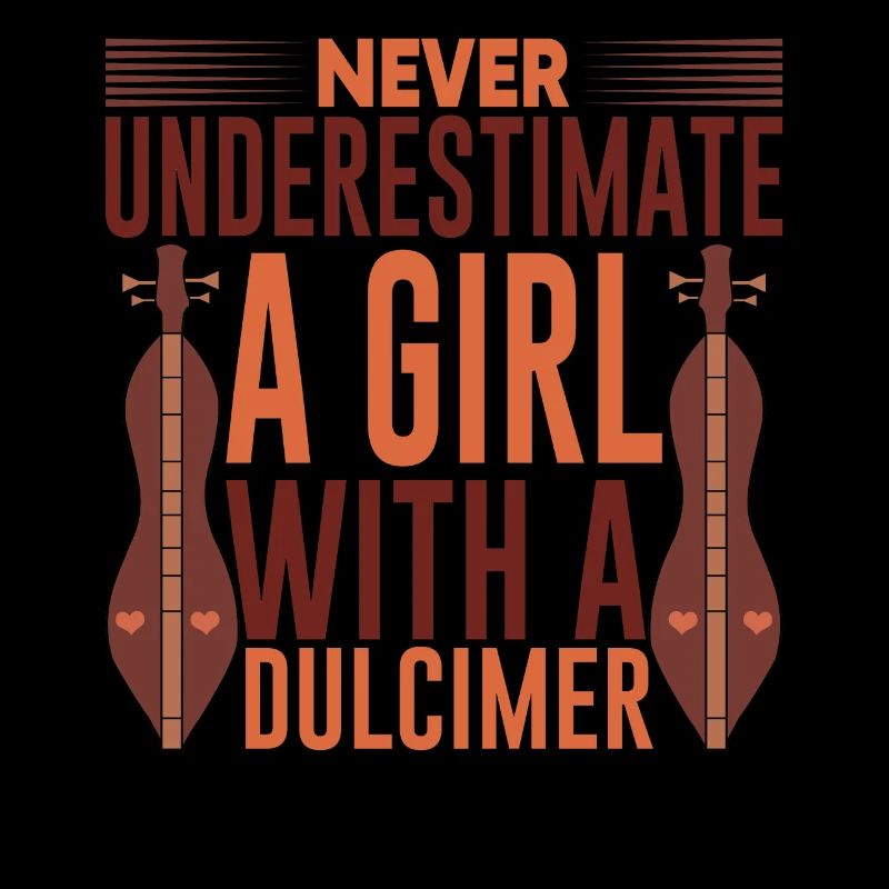 Instrument Dulcimer Mädchen