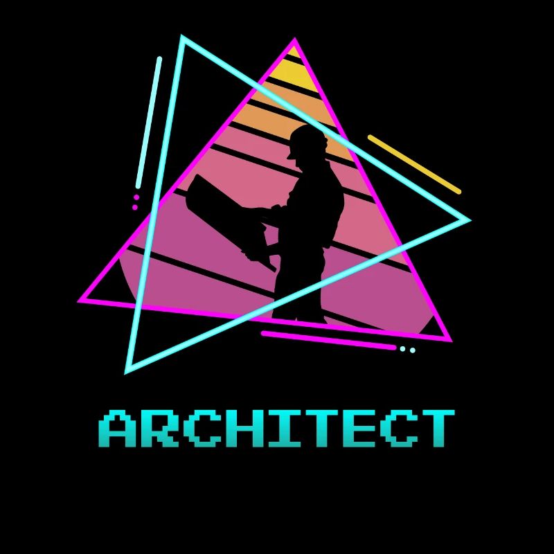 Retro Vintage Classic Architect Architecture
