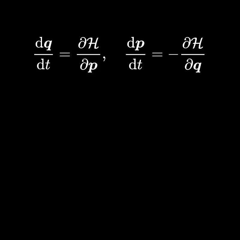 Équations de Hamilton de la physique de la mécanique classique