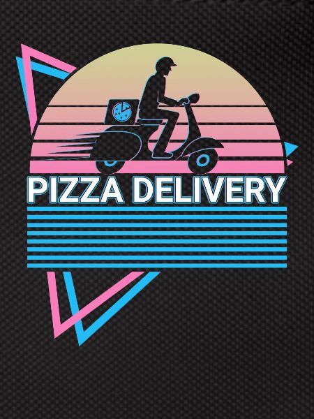 Pizza delivery retro