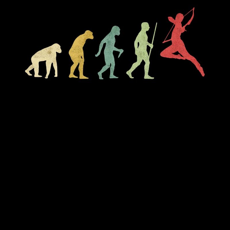 Evolución de arco de tiro con arco y flecha
