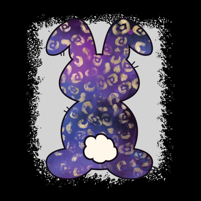 Imprimé léopard lapin blanchi Pâques