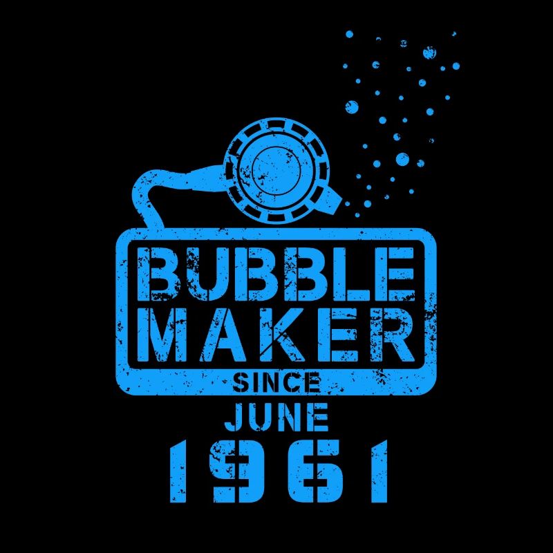 Taucher Geburtstag Bubblemaker seit Juni 1961