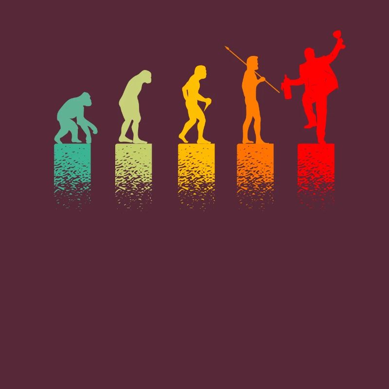 Evolution Aperitif gift idea Funny man