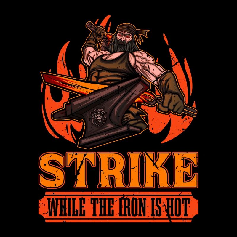 Forging Strike While The Iron Farrier Blacksmiths