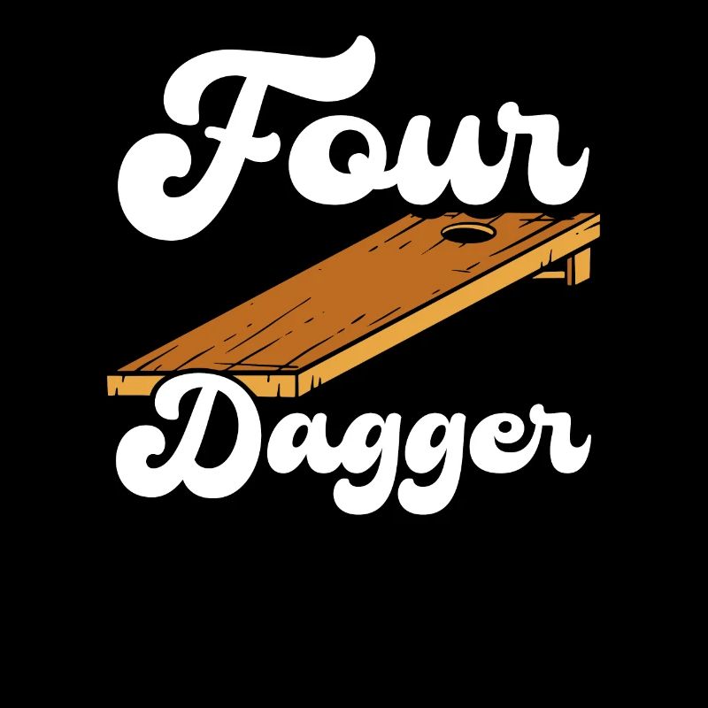 Cornhole with four daggers