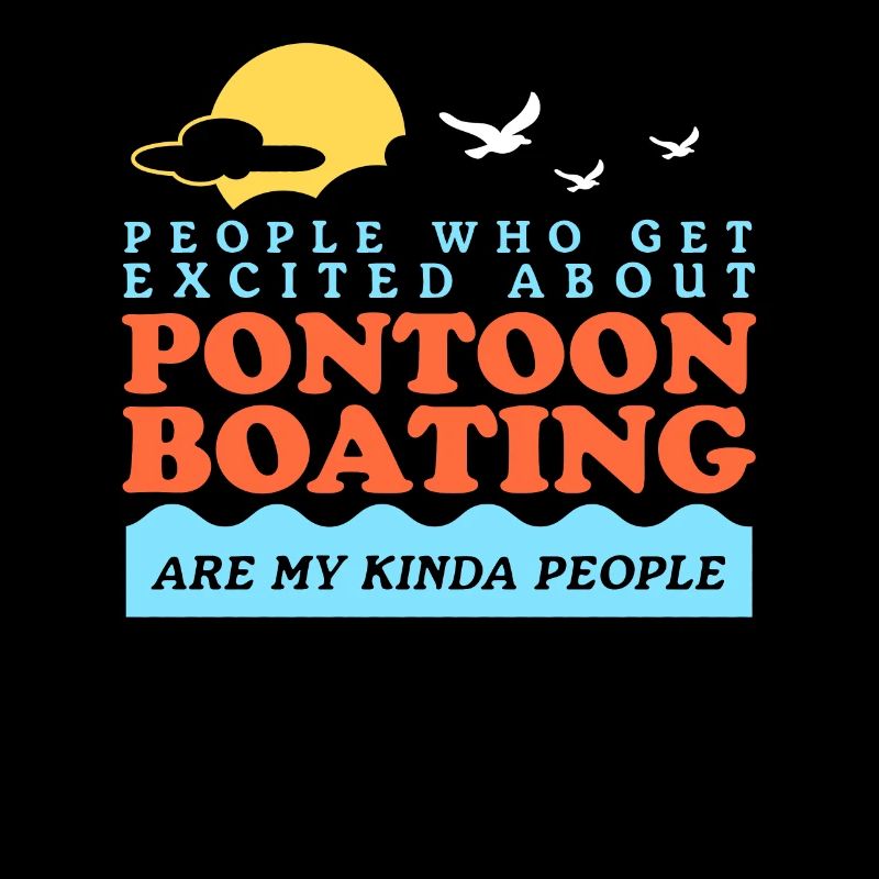Ponton Pontoon Bateau Ponton Capitaine Cadeau
