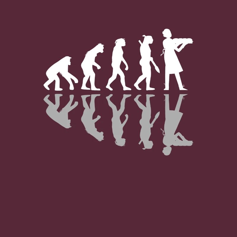 Human Evolution Funny Baking Baker Humor Culinary