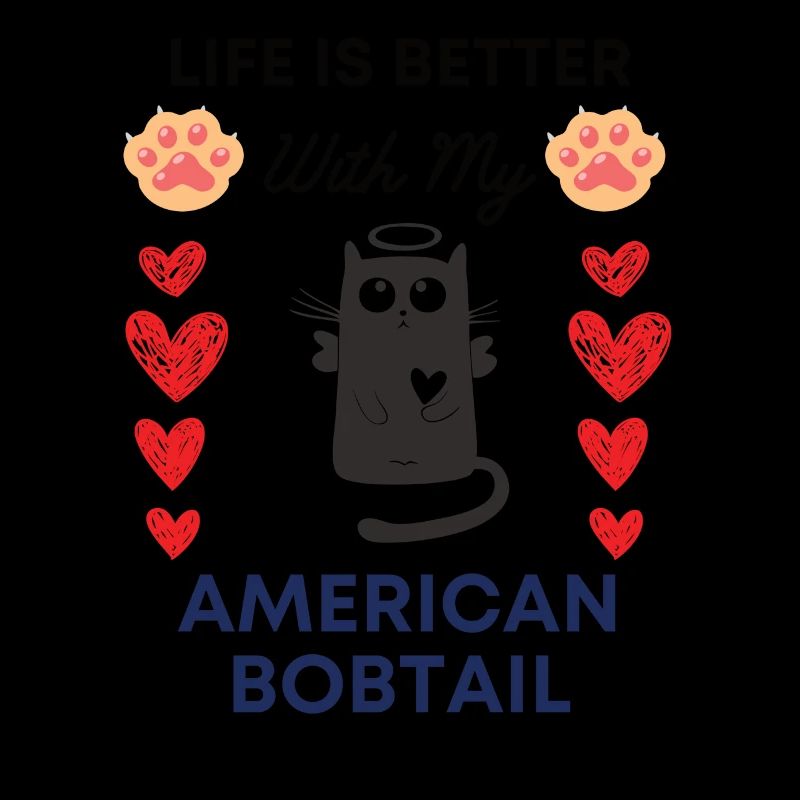 American bobtail Pfote Hund