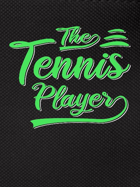 The tennis player