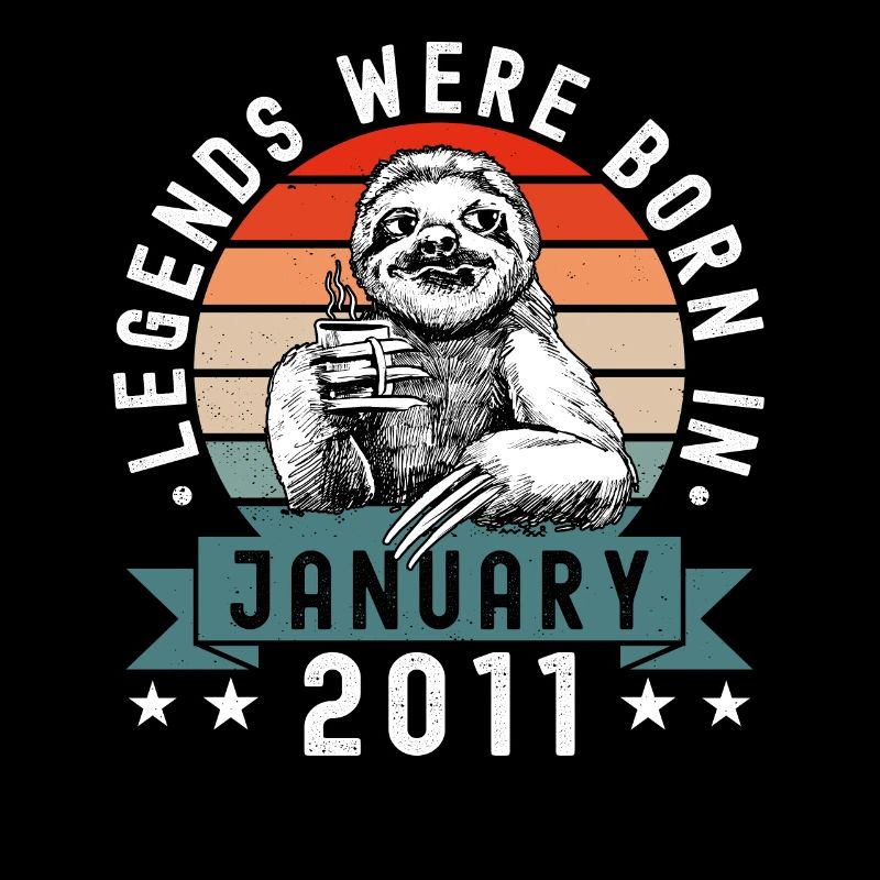 Les légendes sont nées en janvier 2011 Sloth Sloth