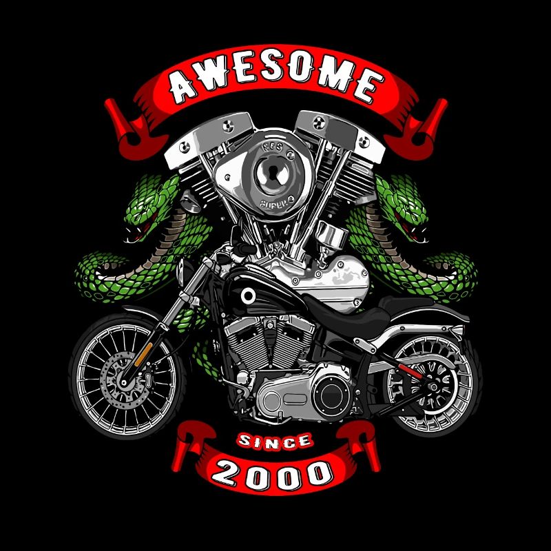 Awesome since 2000, Biker Geburtstag