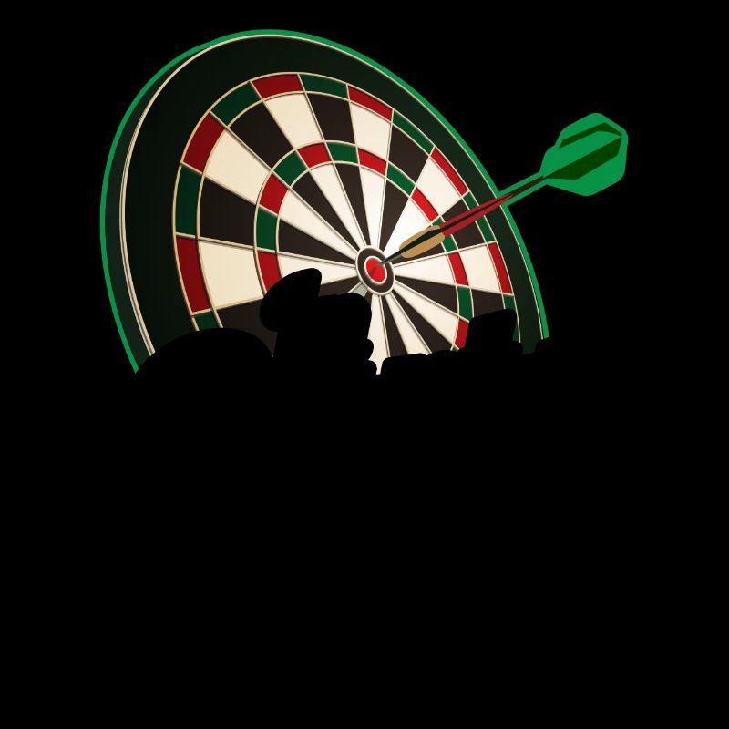 Fléchette en Bullseye sur le jeu de fléchettes