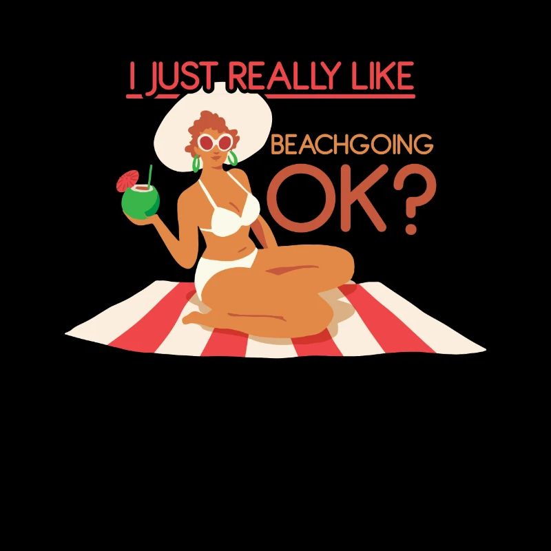 Ich Mag Es Einfach Am Strand Zu Liegen Beach