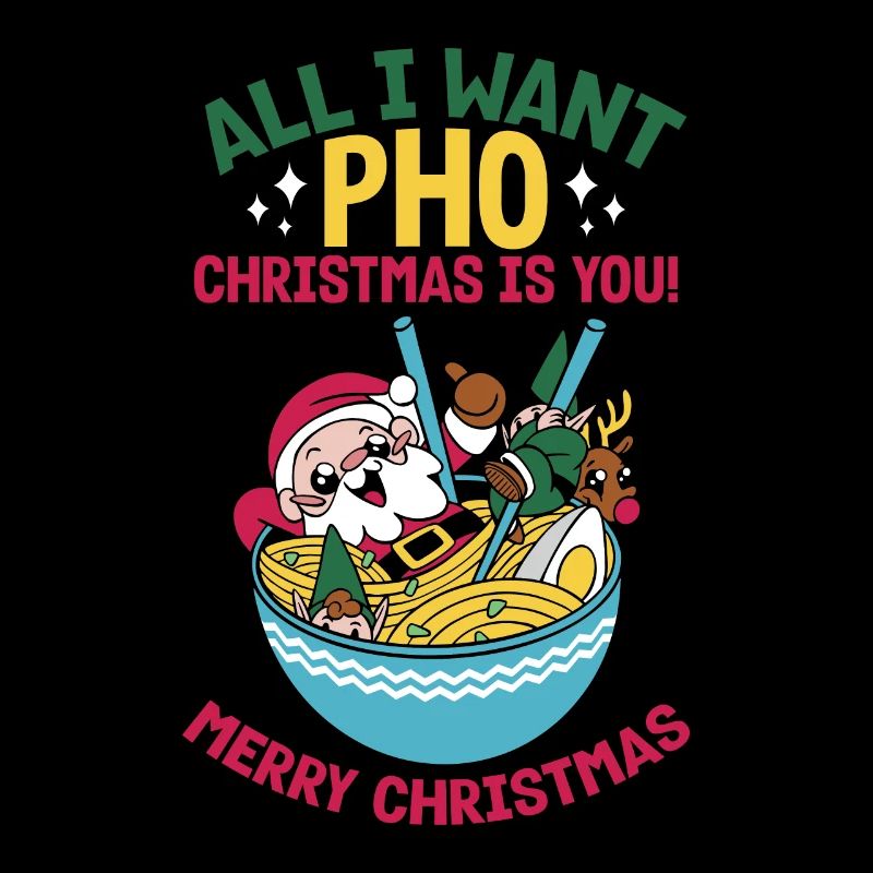 Pho Noël Joyeux Noël Soupes de Noël