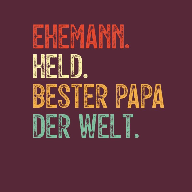 Held Bester Papa Mann Der Welt Held Bester Ehemann