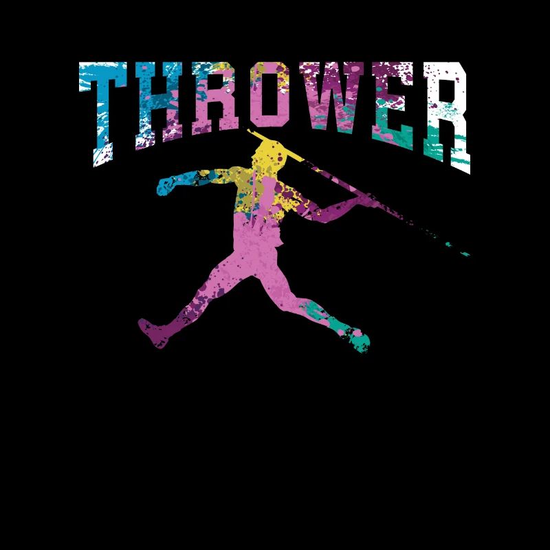 Speerwurfstrecker Leichtathletik Speerwerfer
