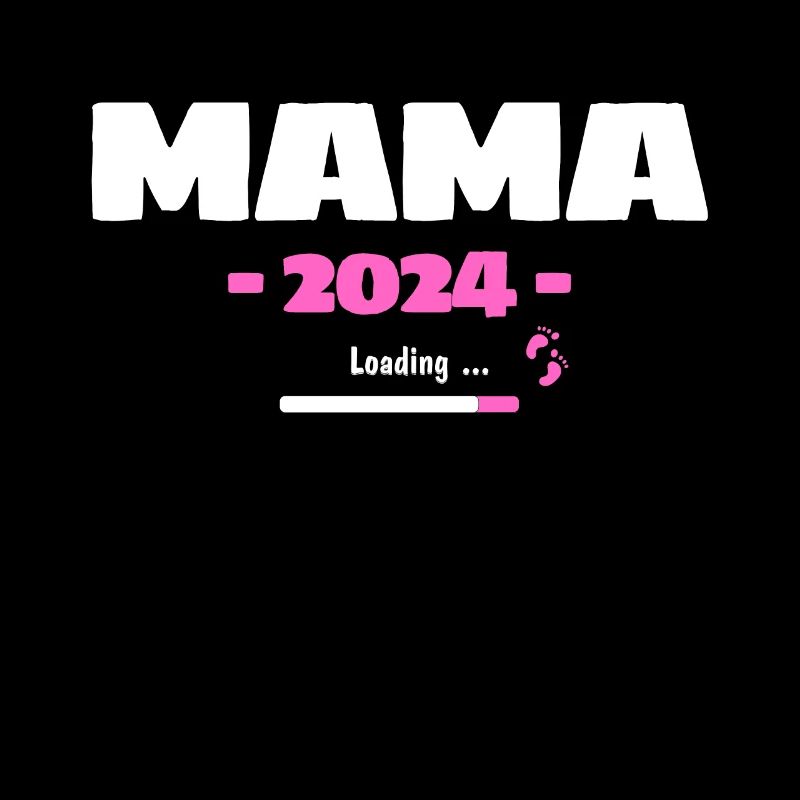Mama 2024 Loading - Expectant Mama Motif for