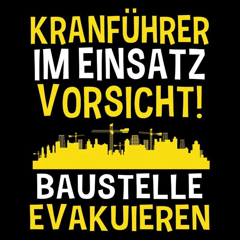 Kranführer Im Einsatz Kranfahrer Baustelle