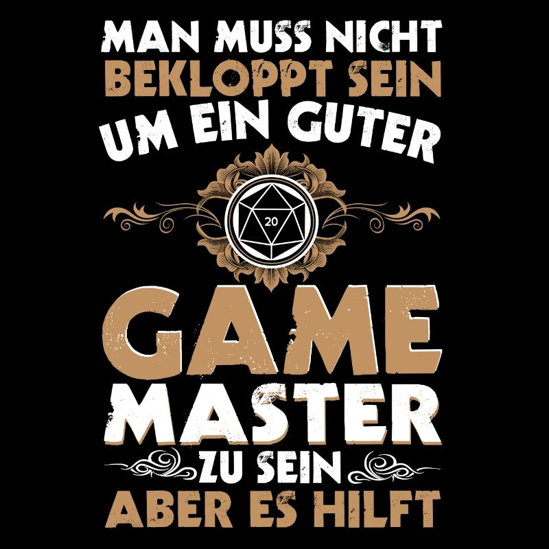 Game Master Spruch Fantasy RPG Brettspiel Pen And