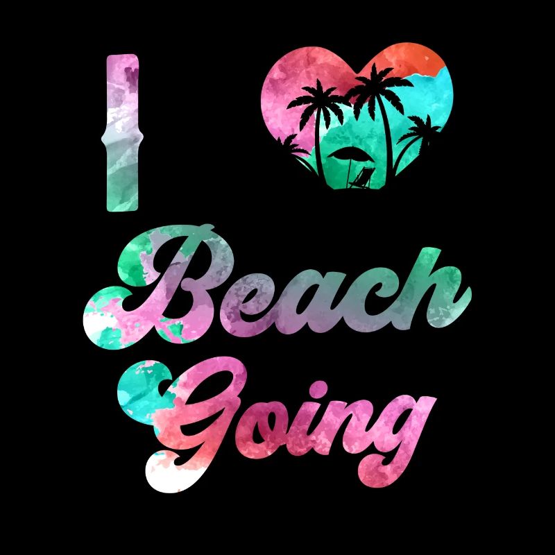 J’adore les vacances à la plage les amateurs de plage plage la plage