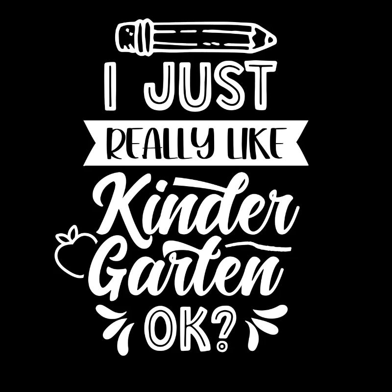J’aime juste le jardin d’enfants très mignons