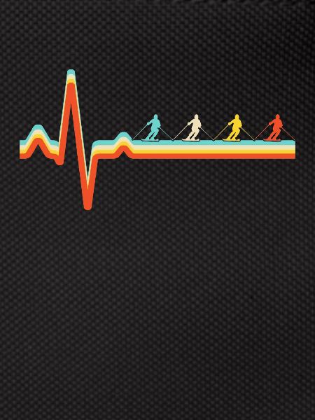 Ski Retro Heartbeat