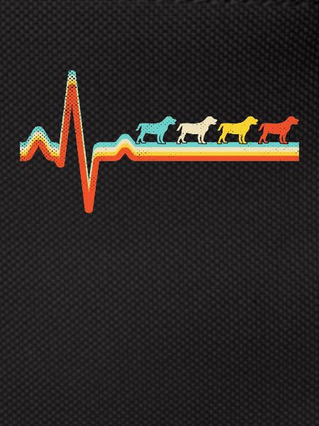 Dog Retro Heartbeat