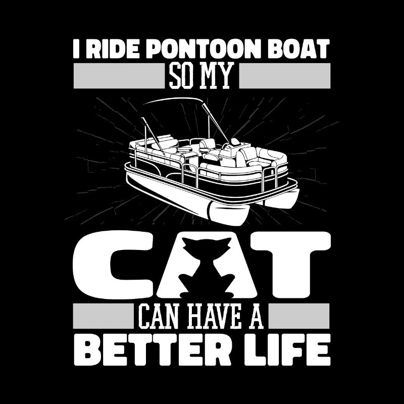 Pontoon boat cat