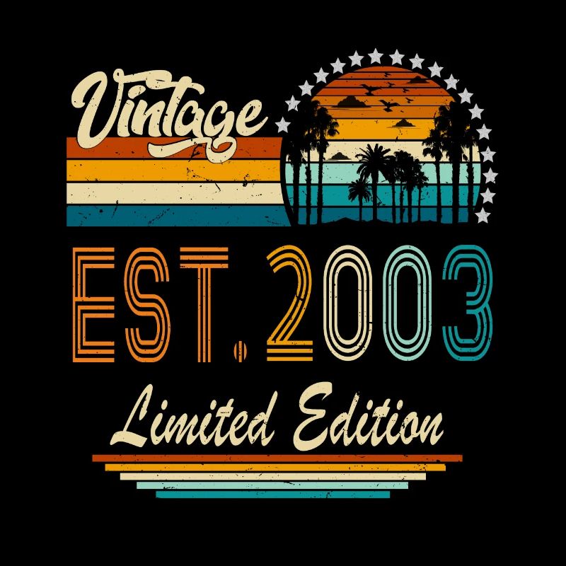 2003 vintage vintage retro birthday Geschen