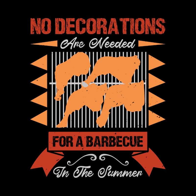 DECORATIONS ARE NEEDED FOR A BARBECUE IN THE SUM
