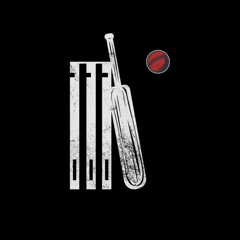 Cricket Sport Cricketschläger Team Geschenk