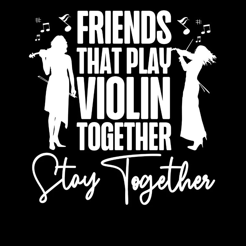 Violon Violoniste Besties Buddies