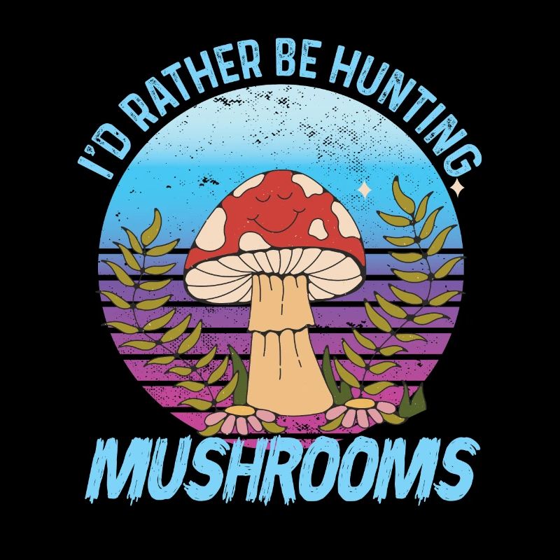Cueilleurs de champignons et amis champignons