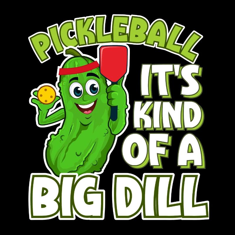 Drôle d’amoureux du concombre Pickleball