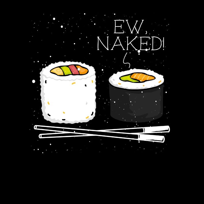 Lustige Zwei Maki rollen